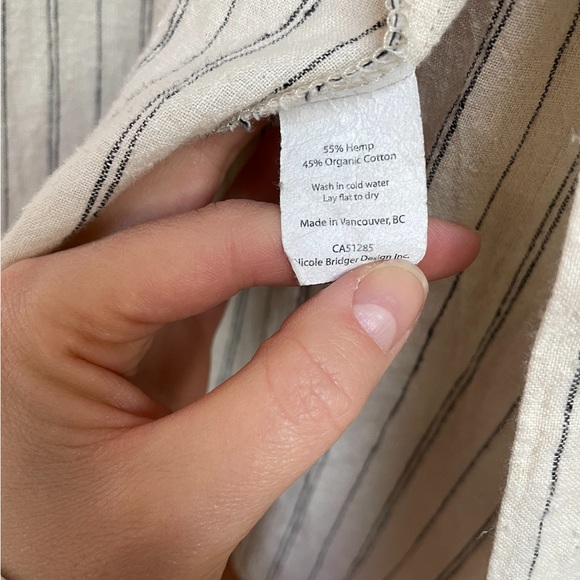Nicole Bridger Organic Hemp/Cotton Shirt - Picture 4 of 4